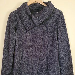 Eddie Bauer thick cowlneck wrap cardigan - Large